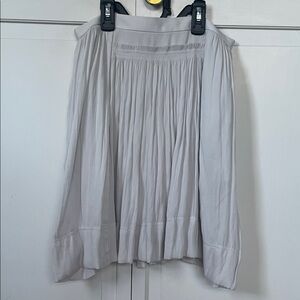 Banana Republic Light Gray A-Line Skirt